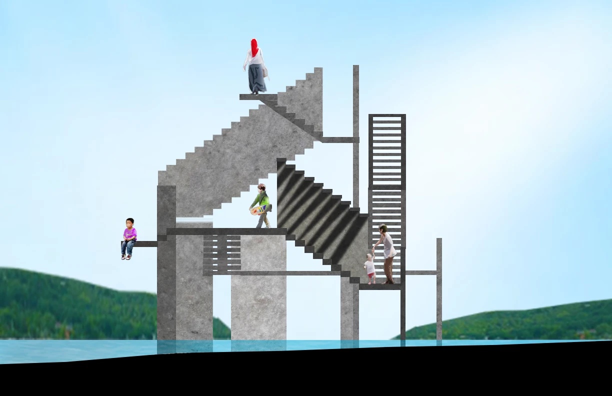 Playground — rendered scene with figures